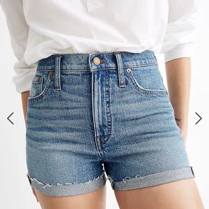 Madewell High Rise Denim shorts - Malden Wash